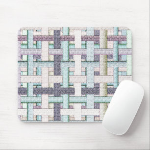 Mousepad Xadrez de cor esmaecida em tecido ou aspecto de ca