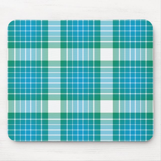 Mousepad Xadrez de Grade Oceânica (Frente)
