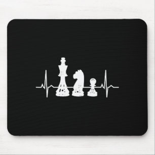 Mousepad Xadrez do Coração - Presentes de Peões do Cavalo R