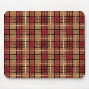 Mousepad Xadrez do pixel no vermelho e no ouro