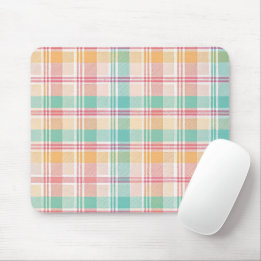 Mousepad Xadrez Escocês Multicolorido