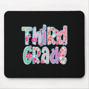 Mousepad Xadrez Floral Feminino Terceira Série Volta às Aul