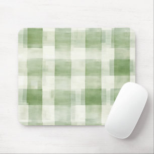 Mousepad Xadrez Listras Verde Ocidental Creme País