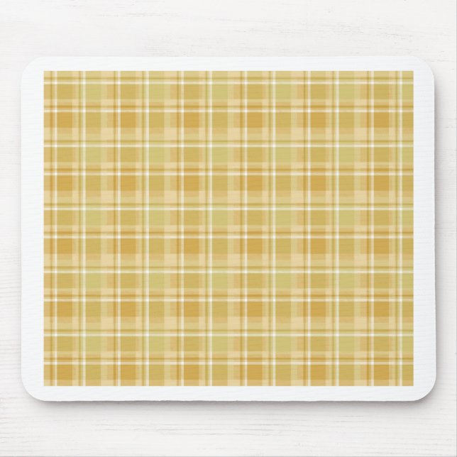 Mousepad xadrez macio de outono (Frente)