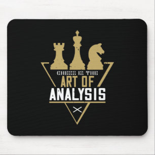 Mousepad Xadrez - O Xadrez É A Arte Da Análise