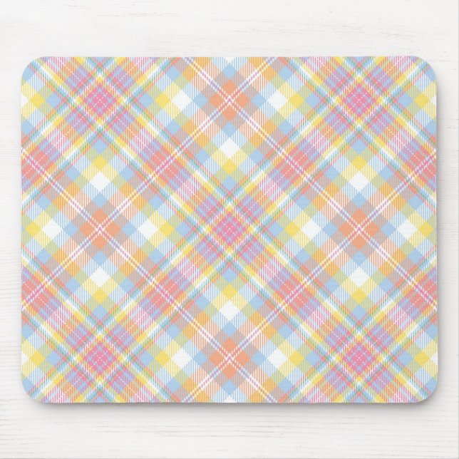 Mousepad Xadrez Pastel da listra (Frente)