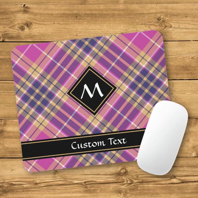 Mousepad Xadrez Pink, Dourado e Azul (Criador carregado)