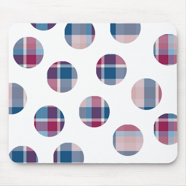 Mousepad Xadrez Pontos Polka (Frente)
