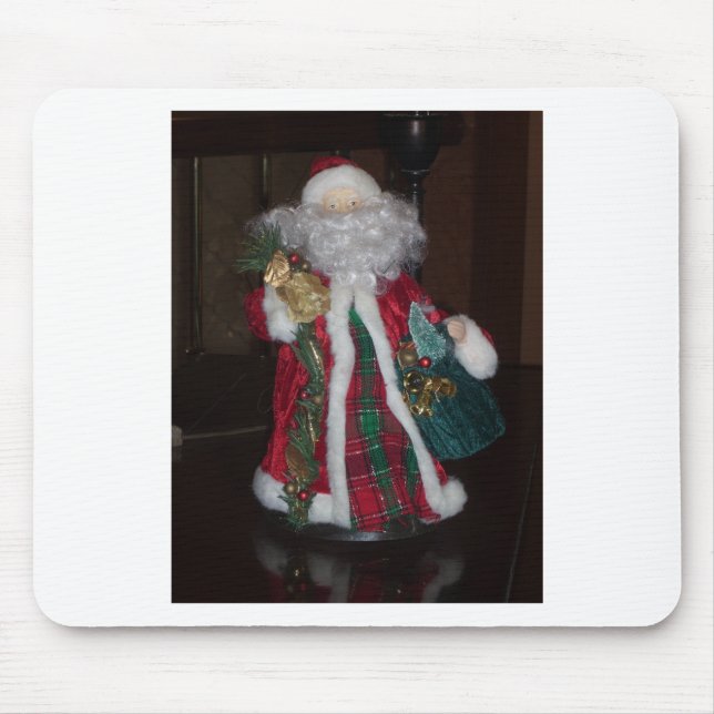 Mousepad Xadrez Real Papais noeis Hohoho Feliz Natal (Frente)