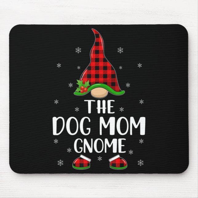 Mousepad Xadrez Red Buffalo Correspondendo Ao Cachorro Mãe  (Frente)