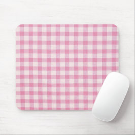 Mousepad Xadrez Rosa Bebê