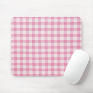 Mousepad Xadrez Rosa Bebê