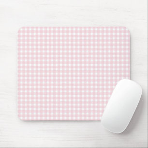 Mousepad Xadrez Rosa Bege Suave