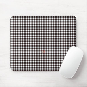 Mousepad Xadrez Rústico Chique Monograma