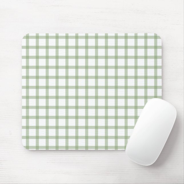 Mousepad Xadrez Verde Salvia  (Com mouse)
