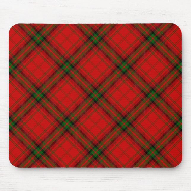 Mousepad Xadrez verde-tartan MacDougall (Frente)