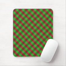 Xadrez Vermelho e Verde com Brilho