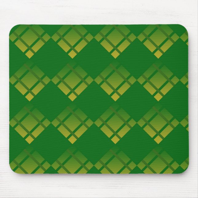 Mousepad xadrezes verdes (Frente)