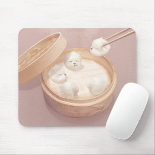 Mousepad Xiao Long Bao - Ilustração Cuta