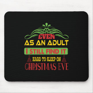 Mousepad Xmas adormeceu na véspera de Natal