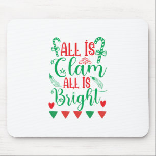 Mousepad Xmas Art All Is Bright