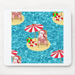 Mousepad xmas Beach santa claus