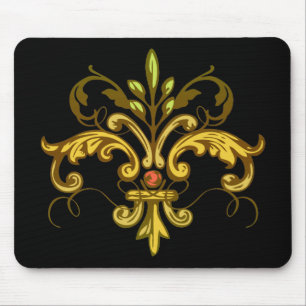Mousepad Xmas da flor de lis