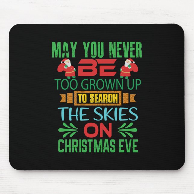 Mousepad Xmas Deu O Céu Na Véspera De Natal (Frente)
