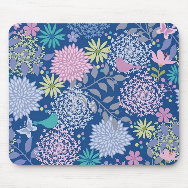 Mousepad Xmas Gift Floral 60º Aniversário (Frente)