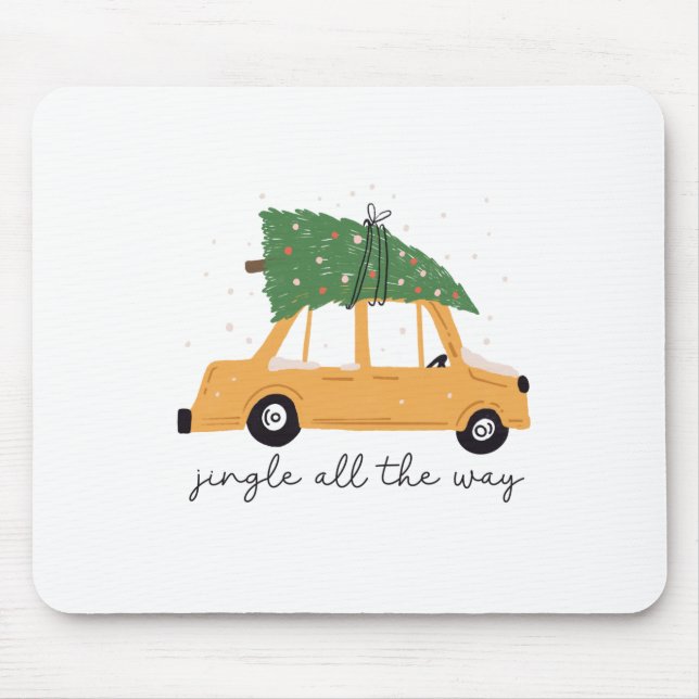 Mousepad Xmas Gift Jingle Por Todo O Caminho (Frente)