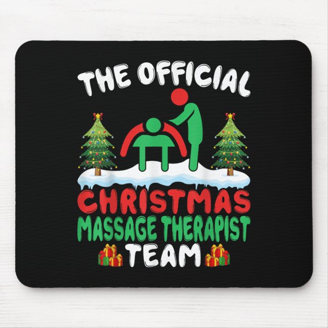 Mousepad Xmas Mage Therast Team - Mage Therapy Christmas  (Frente)