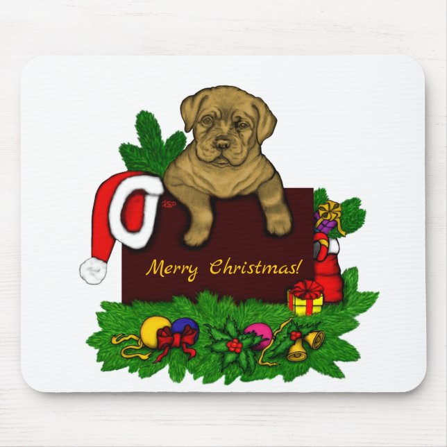 Mousepad XMas puppy (Frente)