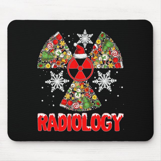 Mousepad Xmas Radiology Christmas Radiologist Xray Tech Cut (Frente)