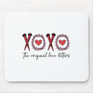 Mousepad Xoxo As Letras De Amor Originais Verificadas Valen