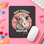 Mousepad Xoxo Cow Memória Hoje Não Heifer<br><div class="desc">Xoxo Cow Meme Not Today Heifer Mouse Pad - Estique o escritório residencial ou a estação de trabalho e se destaque para o rebanho com este brilhante mouse "sujo". Hoje não, a novata vai dizer a todos que você quer dizer negócios enquanto dá risadas. Também é uma opção de presente...</div>