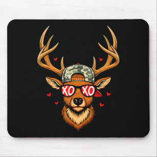 Mousepad Xoxo namorados camuflado de veado retrô caçando me