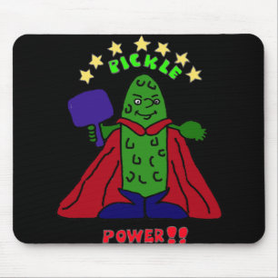 Mousepad XX- desenhos animados de Pickleball do super-heró