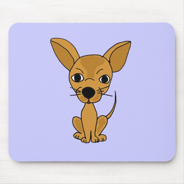 Mousepad XX- design engraçado da chihuahua (Frente)