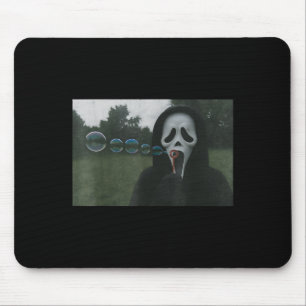 Mousepad Y Face Soprando Bolhas Engraçadas Horror Halloween
