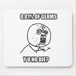 Mousepad Y U NENHUMA cara Meme