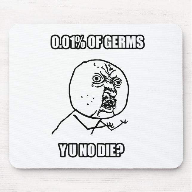 Mousepad Y U NENHUMA cara Meme (Frente)