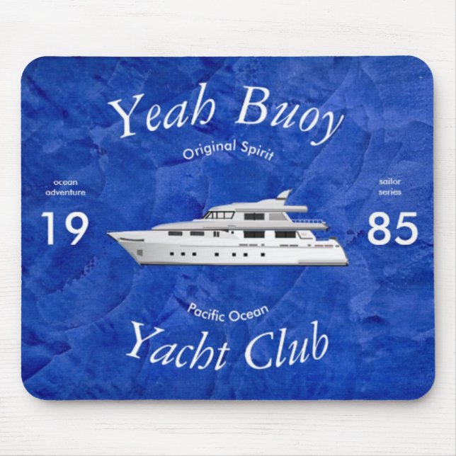 Mousepad Yacht Club Sim Buoy (Frente)