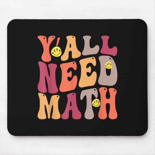 Mousepad Yall Precisa de Matemática Feliz (Frente)