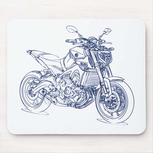 Mousepad Yam MT09 FZ09 2014 (Frente)
