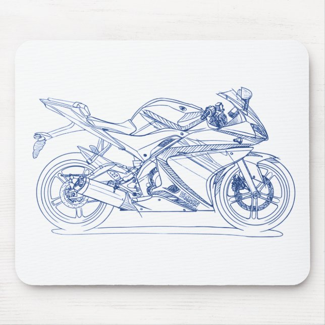 Mousepad Yam YZF R125 (Frente)