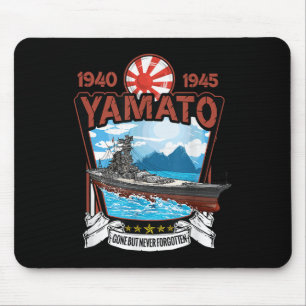 Mousepad Yamato, batente militar japonês da Segunda Guerra