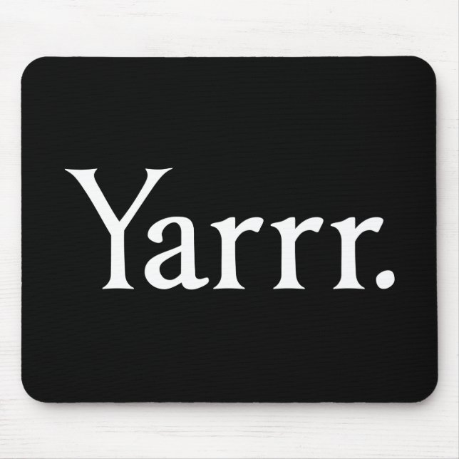 Mousepad Yarrr Pirate (Frente)