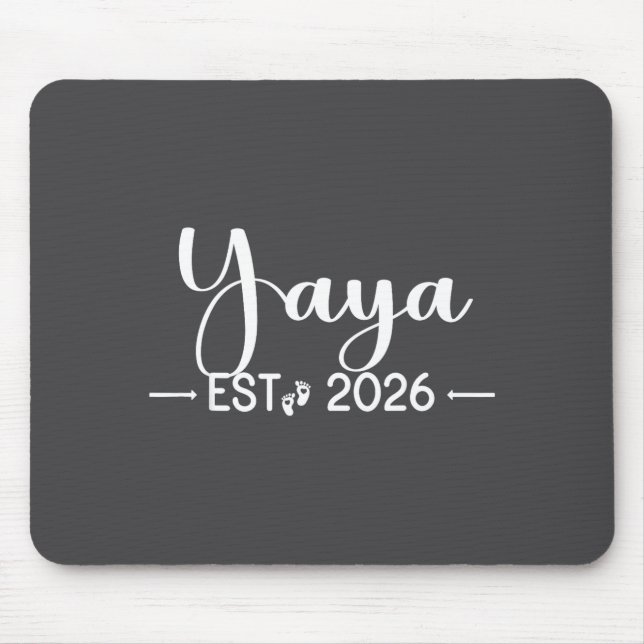 Mousepad Yaya Est 2026 New Matching Mother To Be 2026  (Frente)