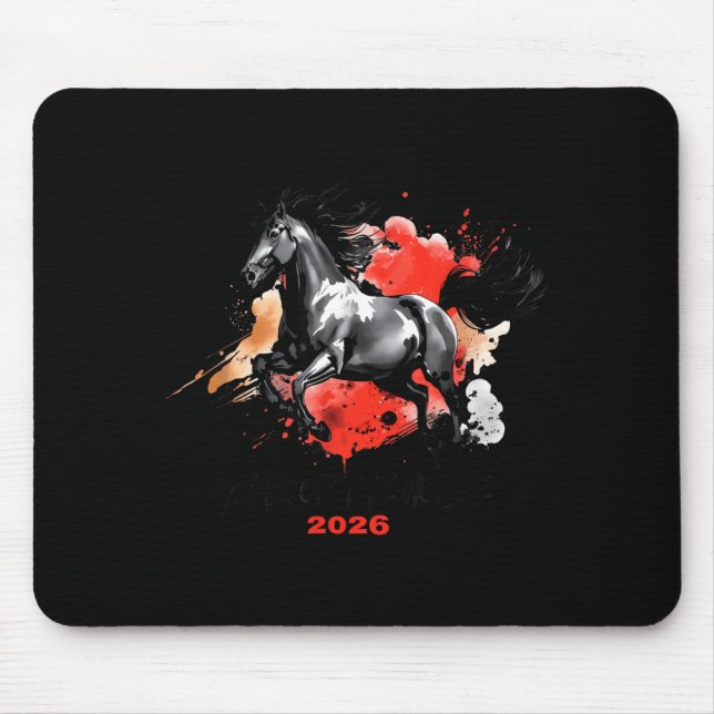 Mousepad Year Of The Horse 2026 Chinese New Year  (Frente)