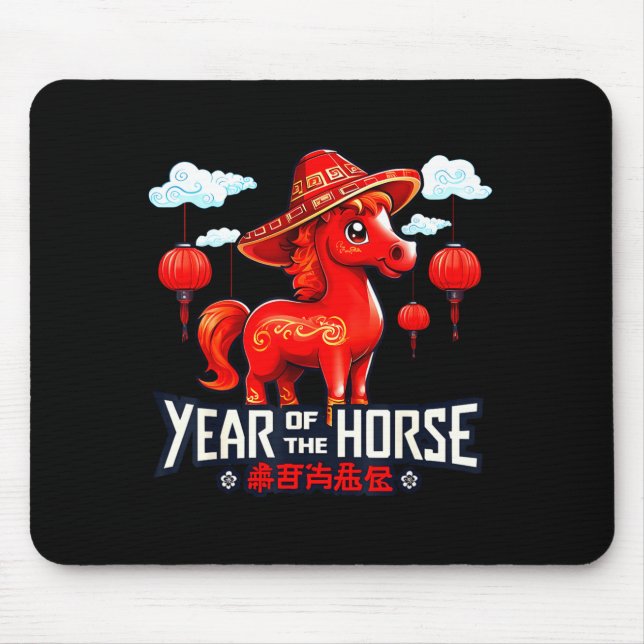 Mousepad Year Of The Horse 2026 - Chinese New Year 2026  (Frente)